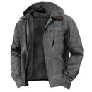 Jaqueta Masculina Para Inverno Fleece com Capuz - (Promoção de Inverno 2025)