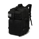 Mochila Tática Militar Preta 50L